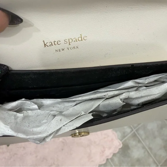 Kate Spade Leather Bowtie Belt Bag White - Picture 6 of 9